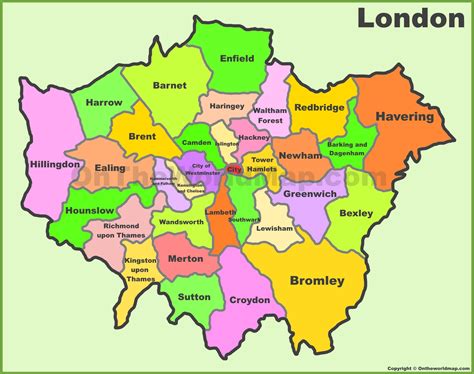 cities in london